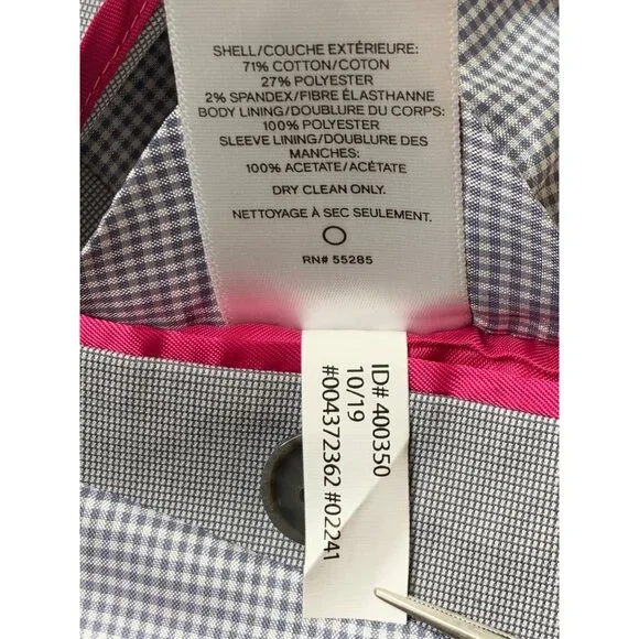 Express Slim Stretch Blazer Jacket Light Gray Slim Fit Size 36S New $228